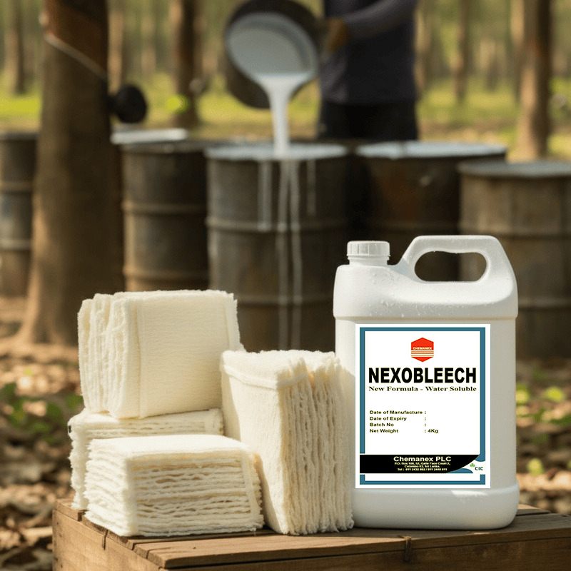 Nexobleech estate chemical container by Chemanex PLC