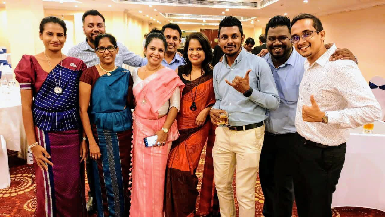 Chemanex PLC employees in a group photograph at the techinal seminar with latex manufacturers and BYK