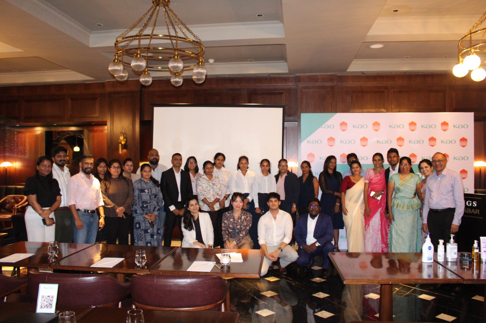 Chemanex PLC employees in a group photograph at the KAO technical seminar